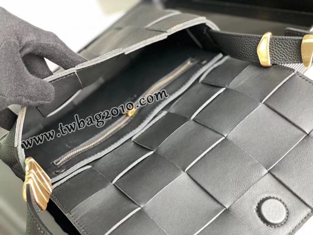 Bottega veneta高端女包 KF0017荔枝紋 寶緹嘉CASSETTE新款荔枝紋牛皮女包 BV經典款單肩斜挎包  gxz1276